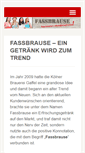 Mobile Screenshot of fassbrausen.com